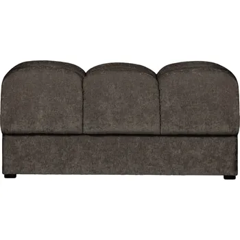 Taburet WOOOD Tmavě šedá čalouněná podnožka Restella 82 x 61 cm