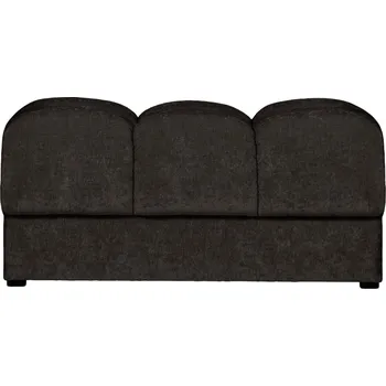 Taburet WOOOD Antracitově šedá čalouněná podnožka Restella 82 x 61 cm