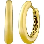 Zlaté náušnice kruhy Kay ze žlutého zlata 21 mm