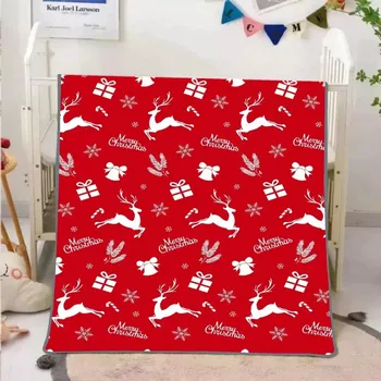 Dětská deka TOTÁLNÍ VÝPRODEJ ! MIKROPLYŠOVÁ DEKA - VÁNOCE - CHRISTMAS č.6 150x200cm