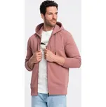 Ombre Mikina OM-SSBZ-0160 Růžová Regular Fit XL