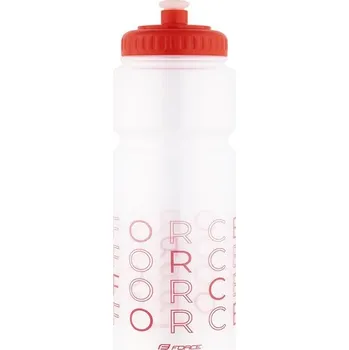 Kempingové nádobí Force Enjoy 0,75 l, transparentní-červená