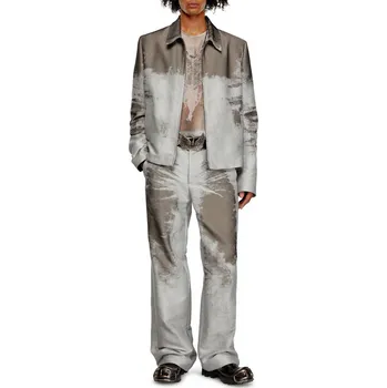 Pánské kalhoty KALHOTY DIESEL P-STANLY TROUSERS GREY