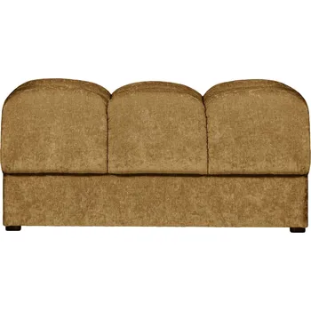 Taburet WOOOD Zlatavě hnědá čalouněná podnožka Restella 82 x 61 cm