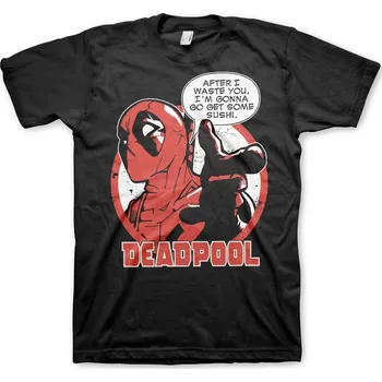 Pánské tričko Funko | Pánské tričko Deadpool Sushi černé - M / Černá