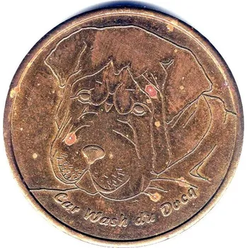 BELGIE. Žeton do automyčky. Car Was Du Docq.