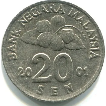 MALAISIE. 20 sen 2001.