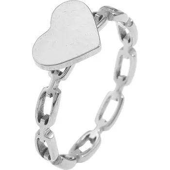Souprava šperků Prsten se srdíčkem chirurgická ocel - Velikost prstenu 9 VL 494