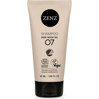 Šampon Zenz Organic Shampoo Deep Wood No. 07, 50 ml pro hydrataci