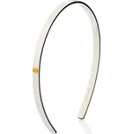 Balmain Hair Acetate Headband White/Black, small bílá