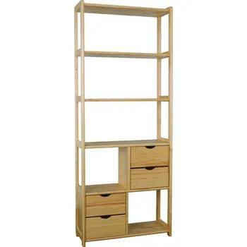 Knihovna Regál z masivní borovice RG143