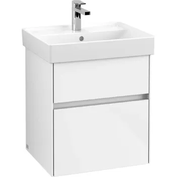 Koupelnový nábytek Villeroy & Boch Collaro skříňka 51x41.4x54.6 cm pod umyvadlo závěsná bílá C00700DH