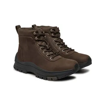 Dámská obuv Calvin Klein Kotníková obuv Hybrid Wp Boot Laceup Rebellious YM0YM01077 Hnědá 45
