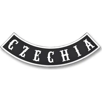 Nášivka Moto nášivka Czechia Rocker - XXL na záda