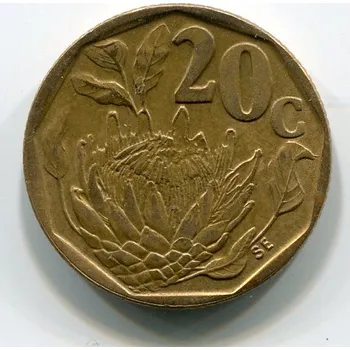 JIHOAFRICKÁ REPUBLIKA. 20 cents 1994.