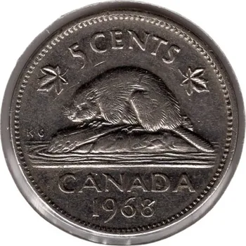KANADA. 5 cents 1968. KM-60.1