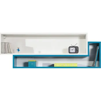 Dětský pokoj polička na zeď Meblar Mobi MO14 šířka 115 cm