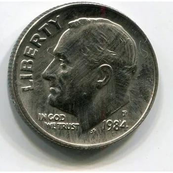 Sběratelství USA. 1 dime 1984/P.