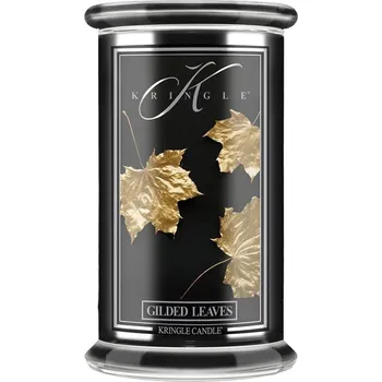Svíčka Kringle Candle svíčka Reserve Gilded Leaves (sójový vosk), 623 g