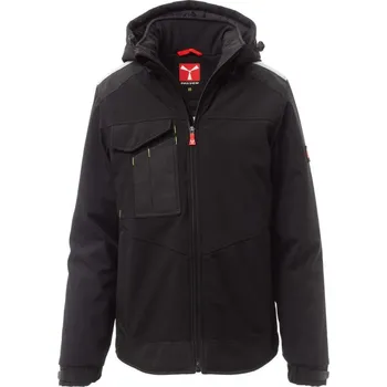 Pánská mikina Zimní pánská softshellová bunda PERFORMER PAD, Payper Barva: černá/černá, Velikost: 5XL