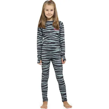 Dámské termoprádlo souprava Horsefeathers Matar Set - Zebra XL - junior size