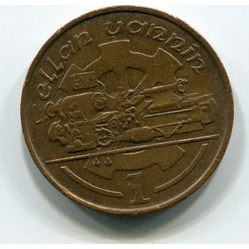 OSTROV MAN. 1 penny 1990/AA.