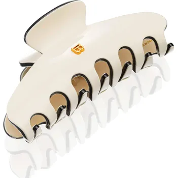 Balmain Hair Pince a Cheveux White/Black, medium vlasový klip