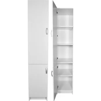 Kuchyňská skříňka Smontovaná potravinová skříň levá 40 cm bílá