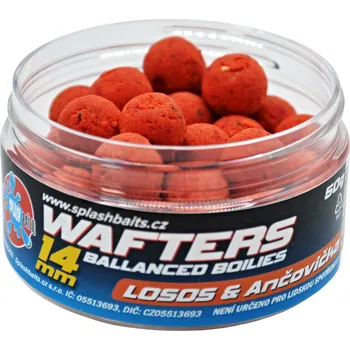 Boilies Splashbaits Neutrálně vyvážené boilies Losos-Ančovička 14 mm 50 g