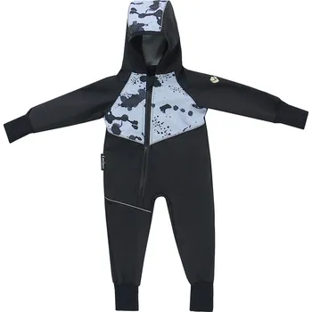 Kojenecká kombinéza Dětská Soft kombinéza Blue Splash 98 - 104