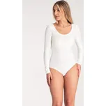 Smetanové dámské body s výstřihem M1037 ecru Velikost: M