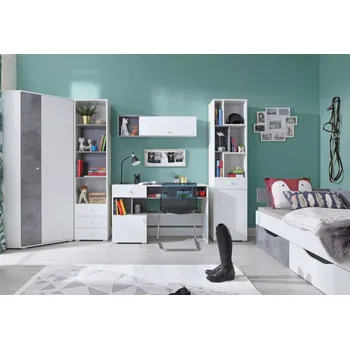 Dětský pokoj Dětský pokoj Giga s psacím stolem a postelí 200 x 90 cm