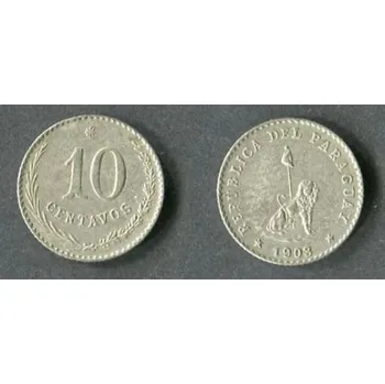 PARAGUAY. 10 centavos 1903. KM-7