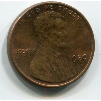 USA. 1 cent 1980.