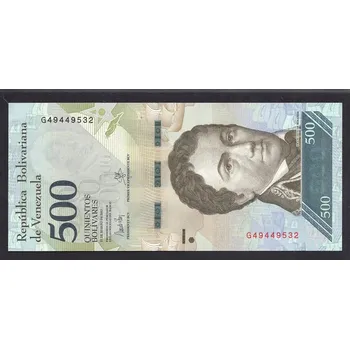 VENEZUELA. 500 bolivares 2017.