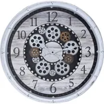 SEGNALE Hodiny nástěnné s otevřeným strojkem bílá KO-KL5000100bila