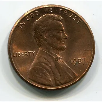 USA. 1 cent 1987. KM-201