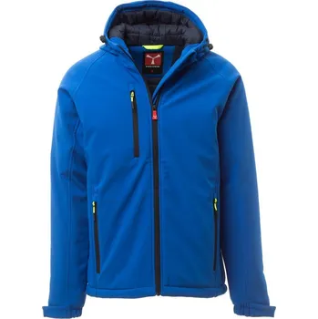 Pánské oblečení Zimní pánská softshellová bunda GALE PAD, Payper Barva: KRÁLOVSKÁ MODRÁ/NÁMO, Velikost: XL