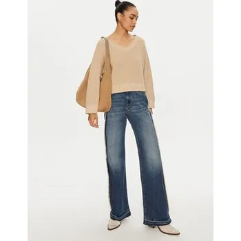 Pánský svetr PINKO Svetr Spiga 102803 A1KP Béžová Regular Fit M