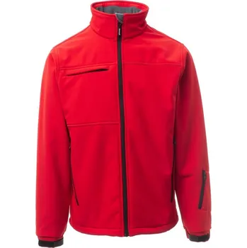 Pánská mikina Pánská softshellová bunda ALASKA, Payper Barva: červená, Velikost: 4XL