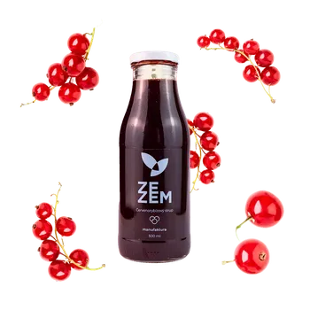 Sirup z červeného rybízu 500 ml - ZEZEM