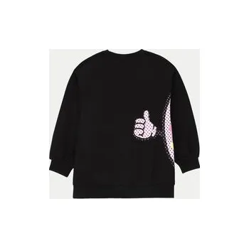 Dámská mikina Coccodrillo Mikina ZC4132901CGK Černá Regular Fit 98