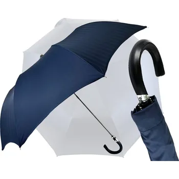 Deštník Deštník skládací luxusní il Marchesato Blue Navy Jacquard