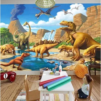 Tapeta Solution Media 3D tapeta - Tyranosaurus Rex MU974 2 - Voděodolná hedvábná tkanina - Textilní tapeta lesklá - 200g/m2