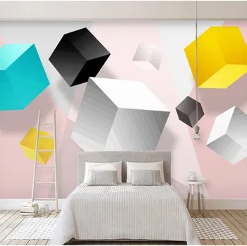 Tapeta Solution Media 3D tapeta - Barevné kostky MU2884 1 - Voděodolné plátno - Textilní tapeta omyvatelná - 250g/m2