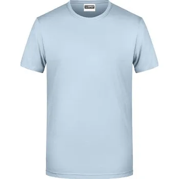 Pánské tričko James&amp;Nicholson Unisex triko JN8008 Light Blue L