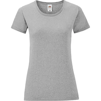 Dámské tričko Fruit of the Loom Dámské triko 61-432-0 Athletic Heather XL