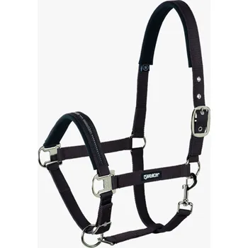 Nylonová ohlávka Eskadron Basic, tmavě hnědá - vel. Cob