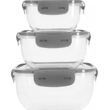 Dóza na potraviny Dóza na potraviny Excellent KO-024001550seda 3 ks šedá