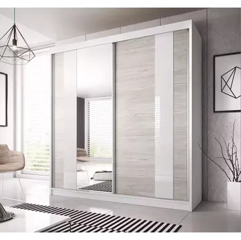 Šatní skříň Skříň Multi 233 Bílá Doprava ZDARMA.